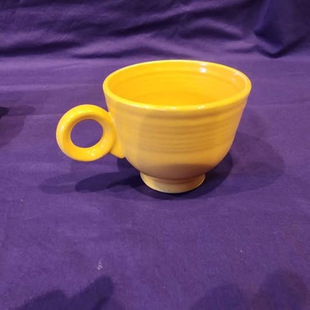 Fiesta vintage yellow coffee cup#